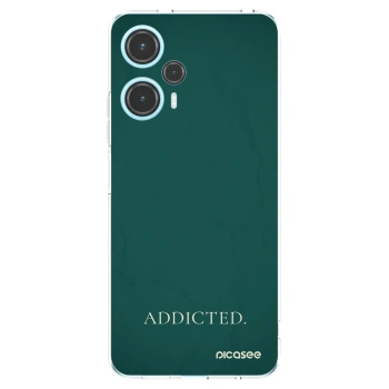 Picasee Xiaomi Poco F5 Hülle - Transparentes Silikon - Addicted