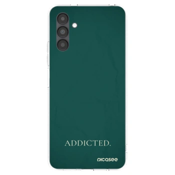 Picasee Samsung Galaxy A04s A047F Hülle - Transparentes Silikon - Addicted