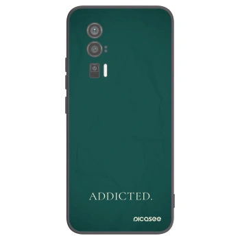 Picasee Xiaomi Poco F5 Pro 5G Hülle - Schwarzes Silikon - Addicted