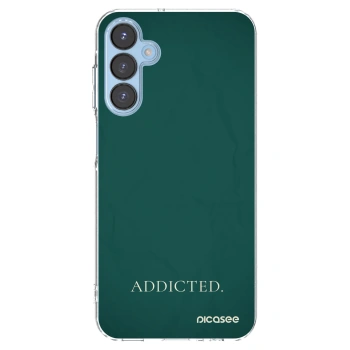 Picasee Samsung Galaxy A15 A156B 5G Hülle - Transparentes Silikon - Addicted