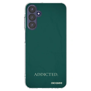 Picasee Samsung Galaxy A15 A155F 4G Hülle - Transparentes Silikon - Addicted