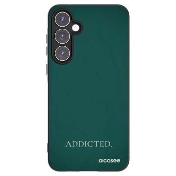 Picasee Samsung Galaxy A55 5G A556B Hülle - Schwarzes Silikon - Addicted
