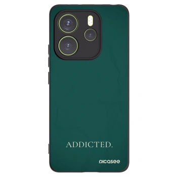 Picasee Xiaomi Redmi Note 14 4G Hülle - Schwarzes Silikon - Addicted