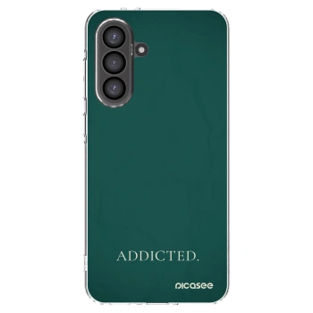 Picasee Samsung Galaxy A56 5G A566B Hülle - Transparentes Silikon - Addicted