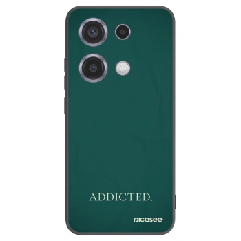 Picasee Xiaomi Redmi Note 14S Hülle - Schwarzes Silikon - Addicted