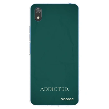 Picasee Xiaomi Redmi 7A Hülle - Transparentes Silikon - Addicted