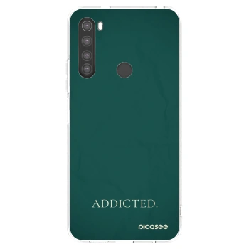Picasee Xiaomi Redmi Note 8 Hülle - Transparentes Silikon - Addicted