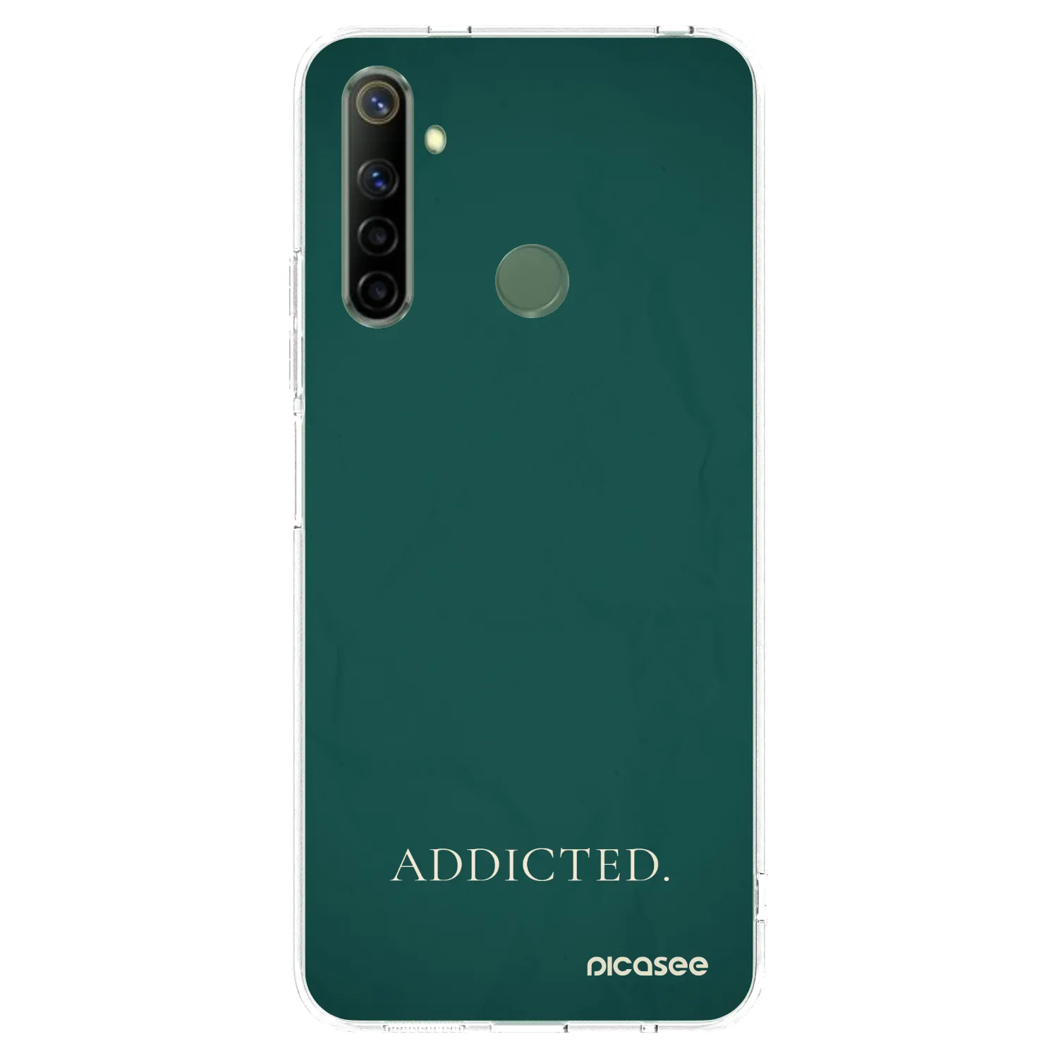 Picasee Realme 6i Hülle - Transparentes Silikon - Addicted