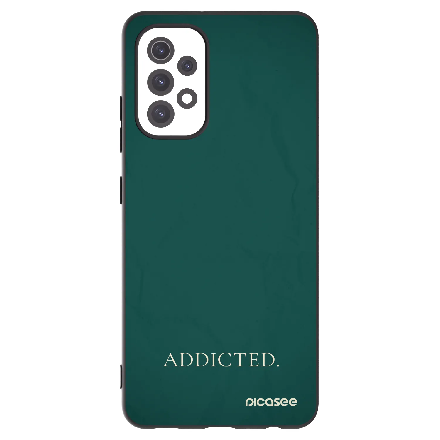 Picasee Samsung Galaxy A32 5G A326B Hülle - Schwarzes Silikon - Addicted