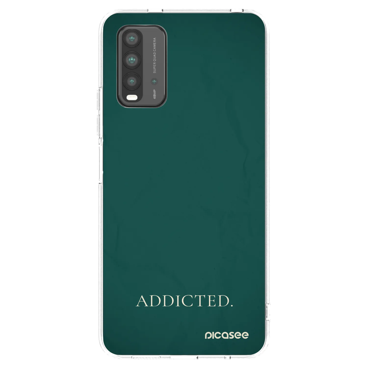 Picasee Xiaomi Redmi 9T Hülle - Transparentes Silikon - Addicted
