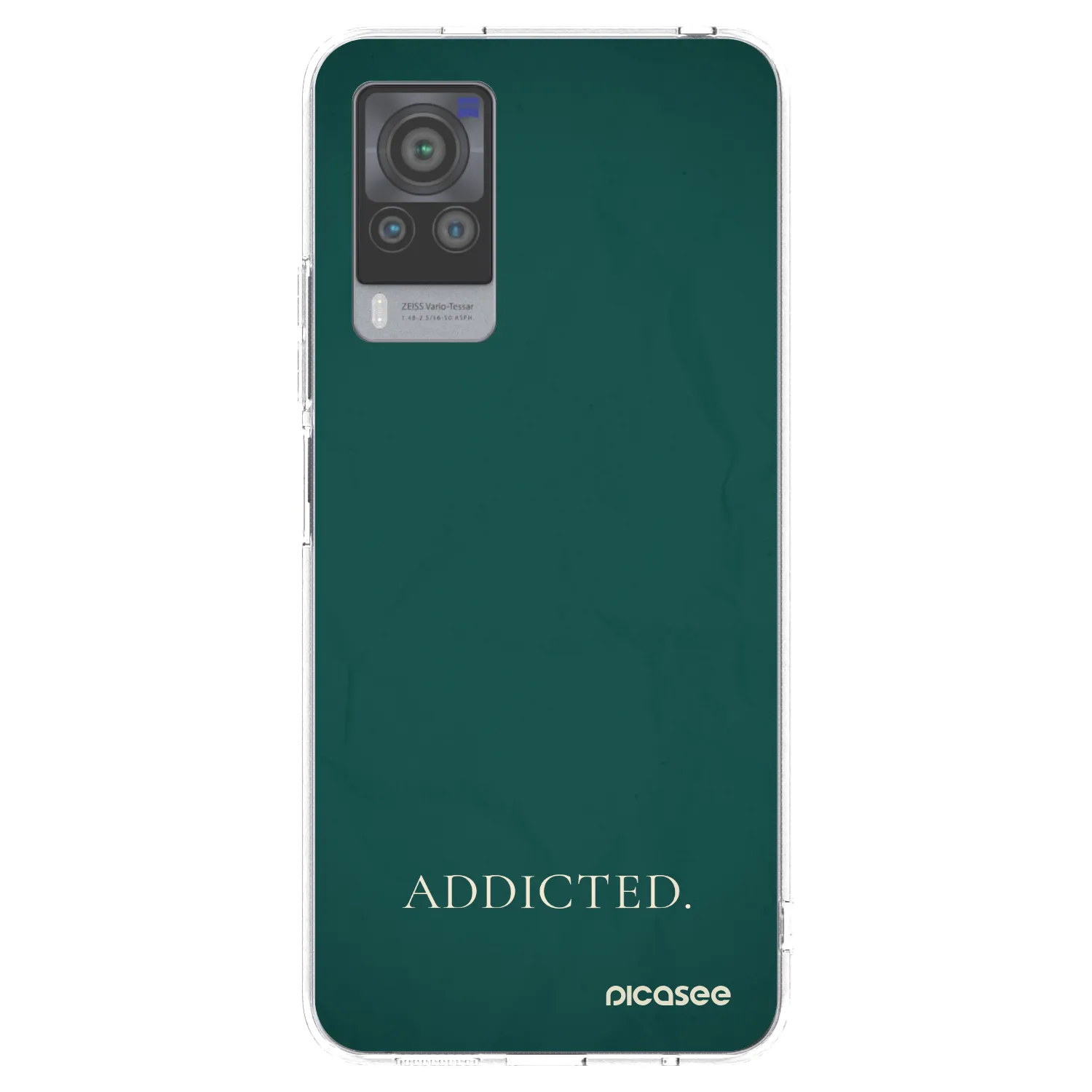 Picasee Vivo X60 Pro 5G Hülle - Transparentes Silikon - Addicted