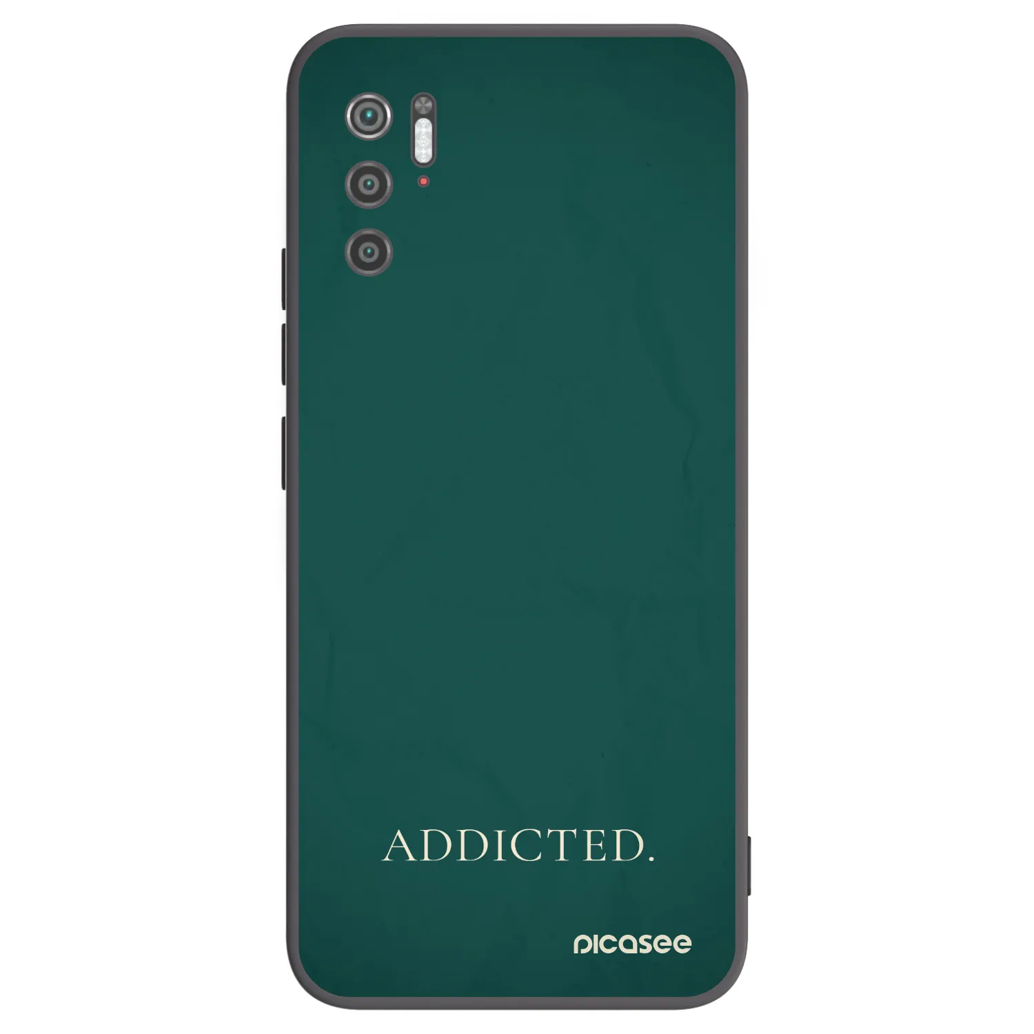 Picasee Xiaomi Poco M3 Pro 5G Hülle - Schwarzes Silikon - Addicted
