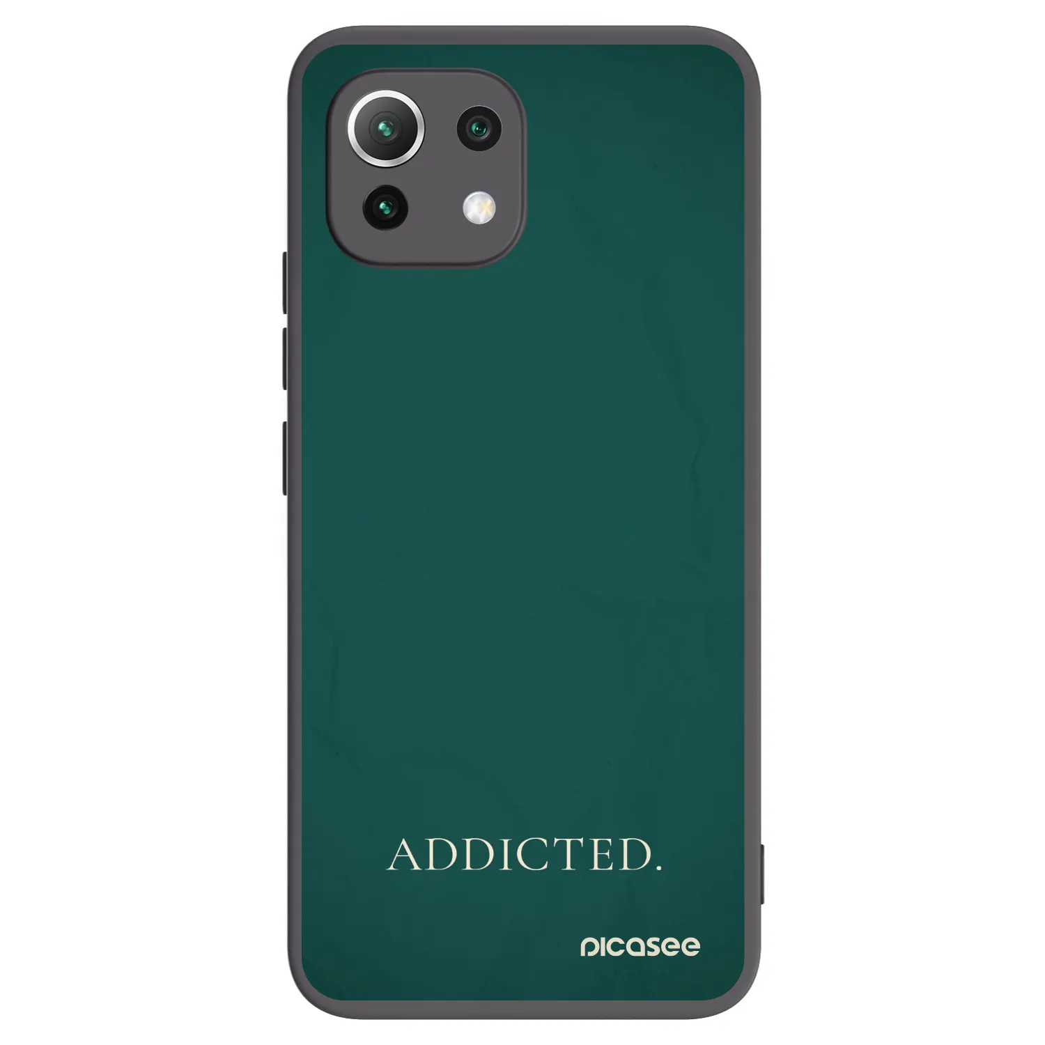 Picasee Xiaomi 11 Lite 5G NE Hülle - Schwarzes Silikon - Addicted