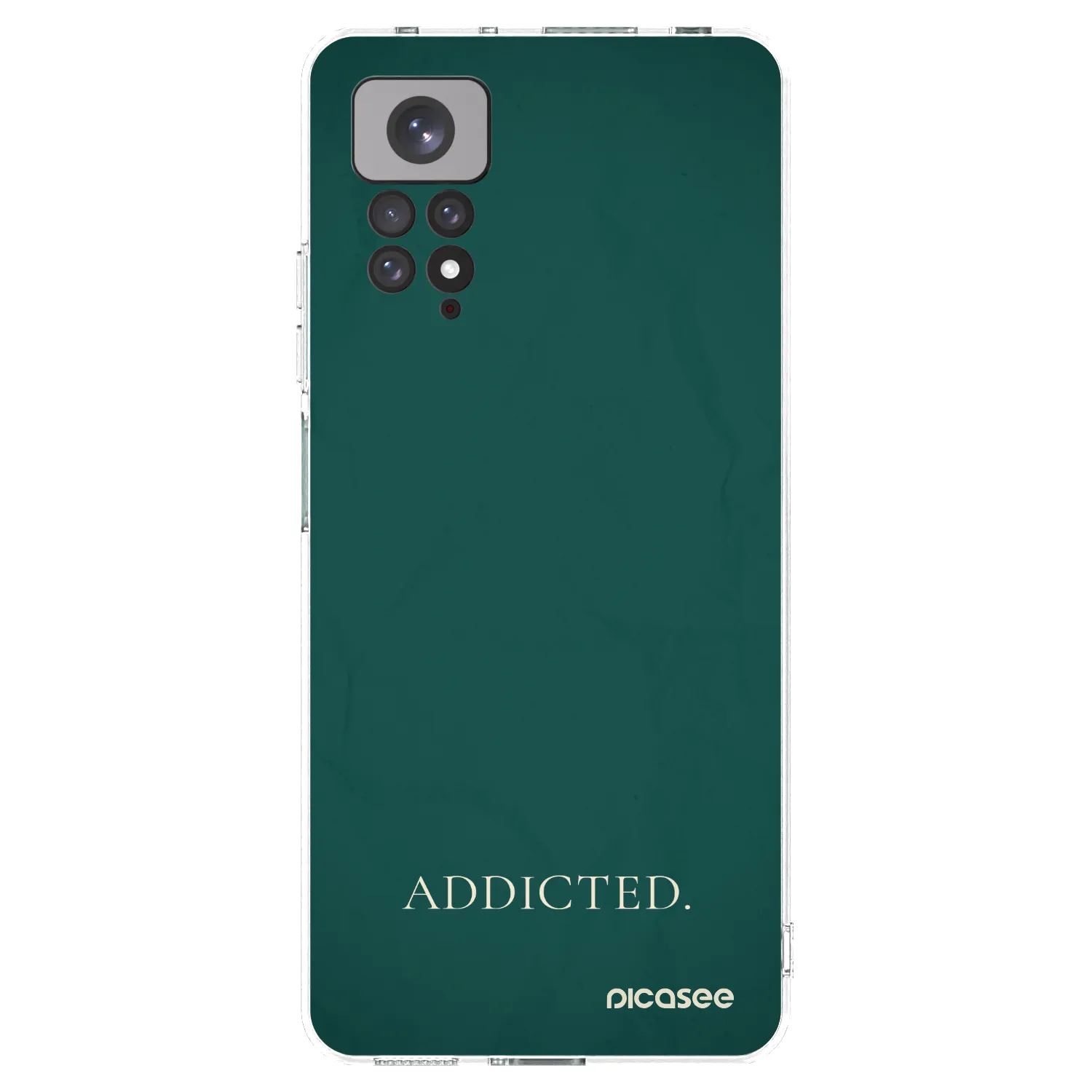 Picasee Xiaomi Redmi Note 11S 4G Hülle - Transparentes Silikon - Addicted