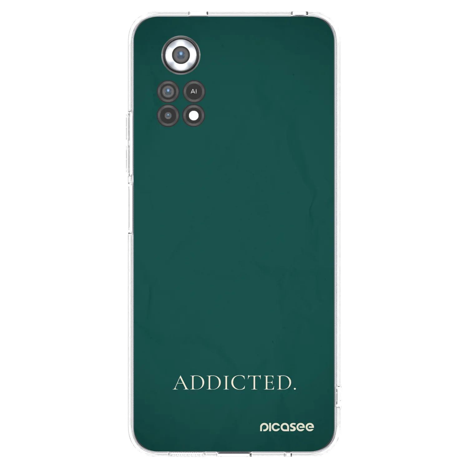 Picasee Xiaomi Poco X4 Pro 5G Hülle - Transparentes Silikon - Addicted