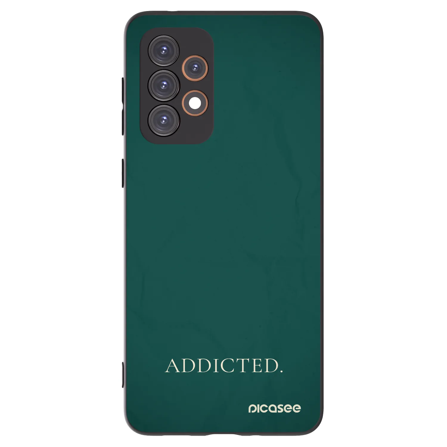 Picasee Samsung Galaxy A33 5G A336 Hülle - Schwarzes Silikon - Addicted