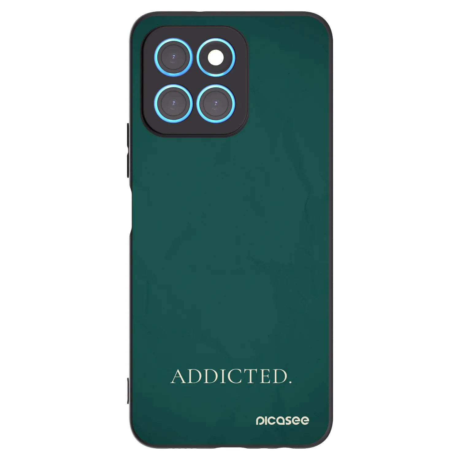 Picasee Honor X8 5G Hülle - Schwarzes Silikon - Addicted