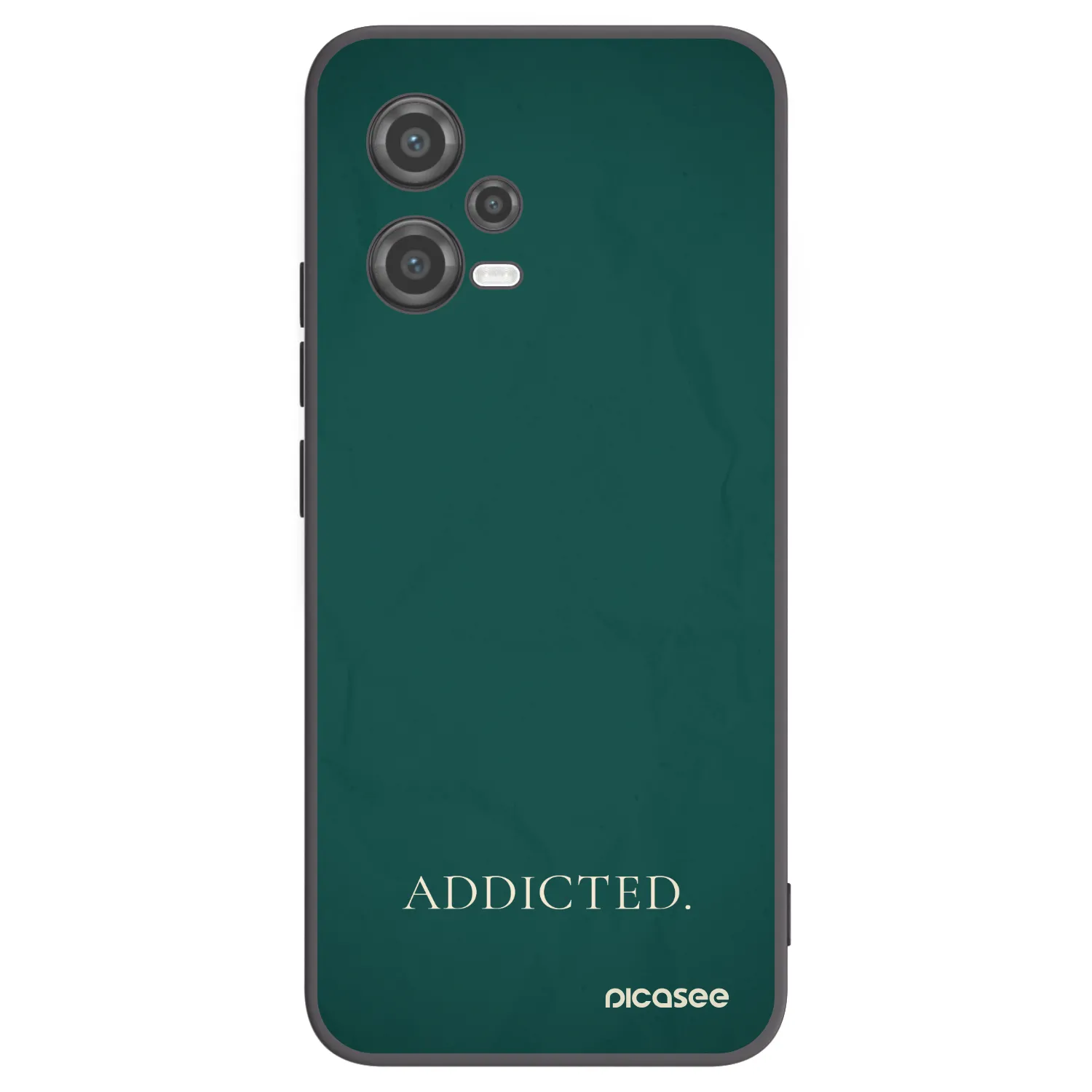 Picasee Xiaomi Poco X5 Hülle - Schwarzes Silikon - Addicted