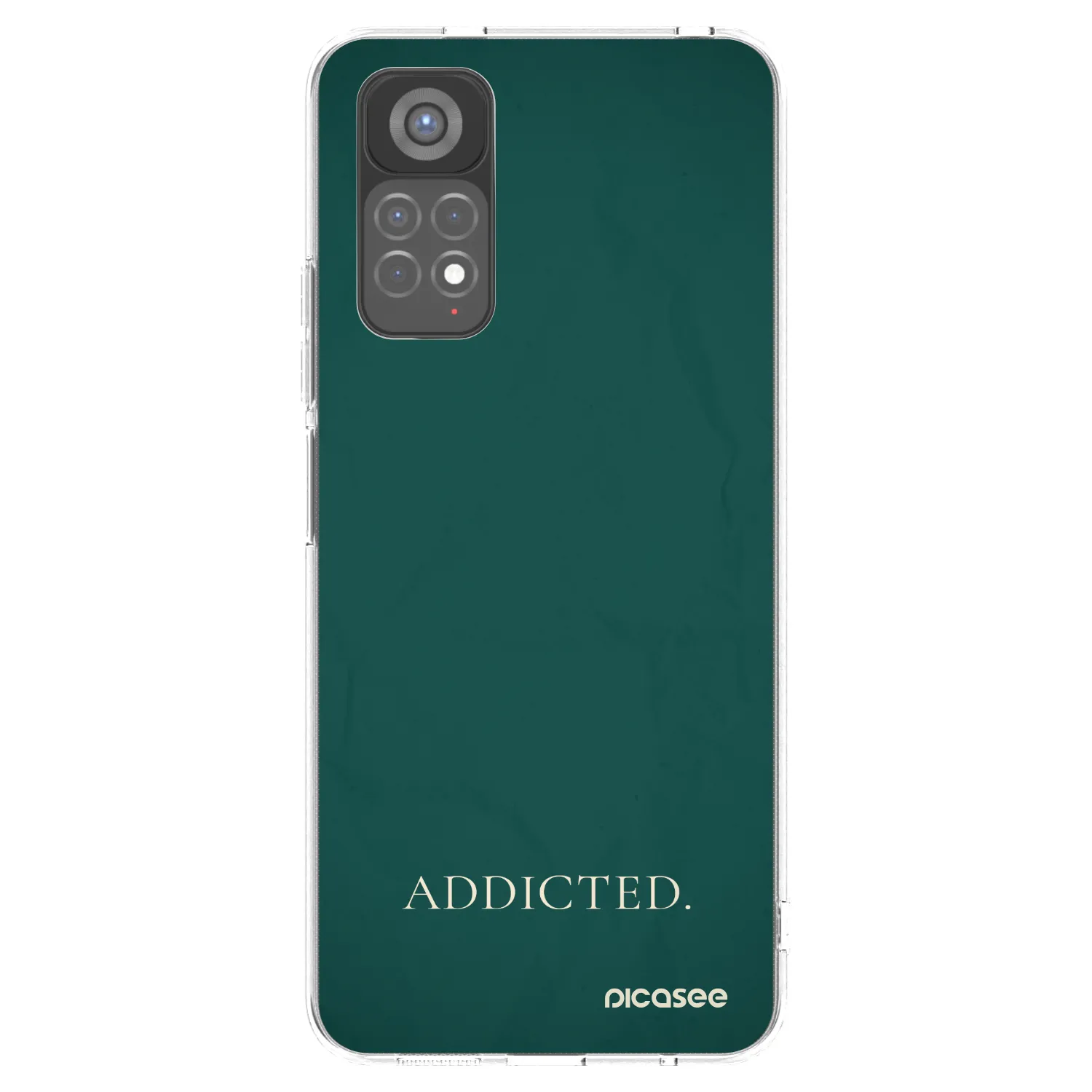 Picasee Xiaomi Redmi Note 11S 5G Hülle - Transparentes Silikon - Addicted