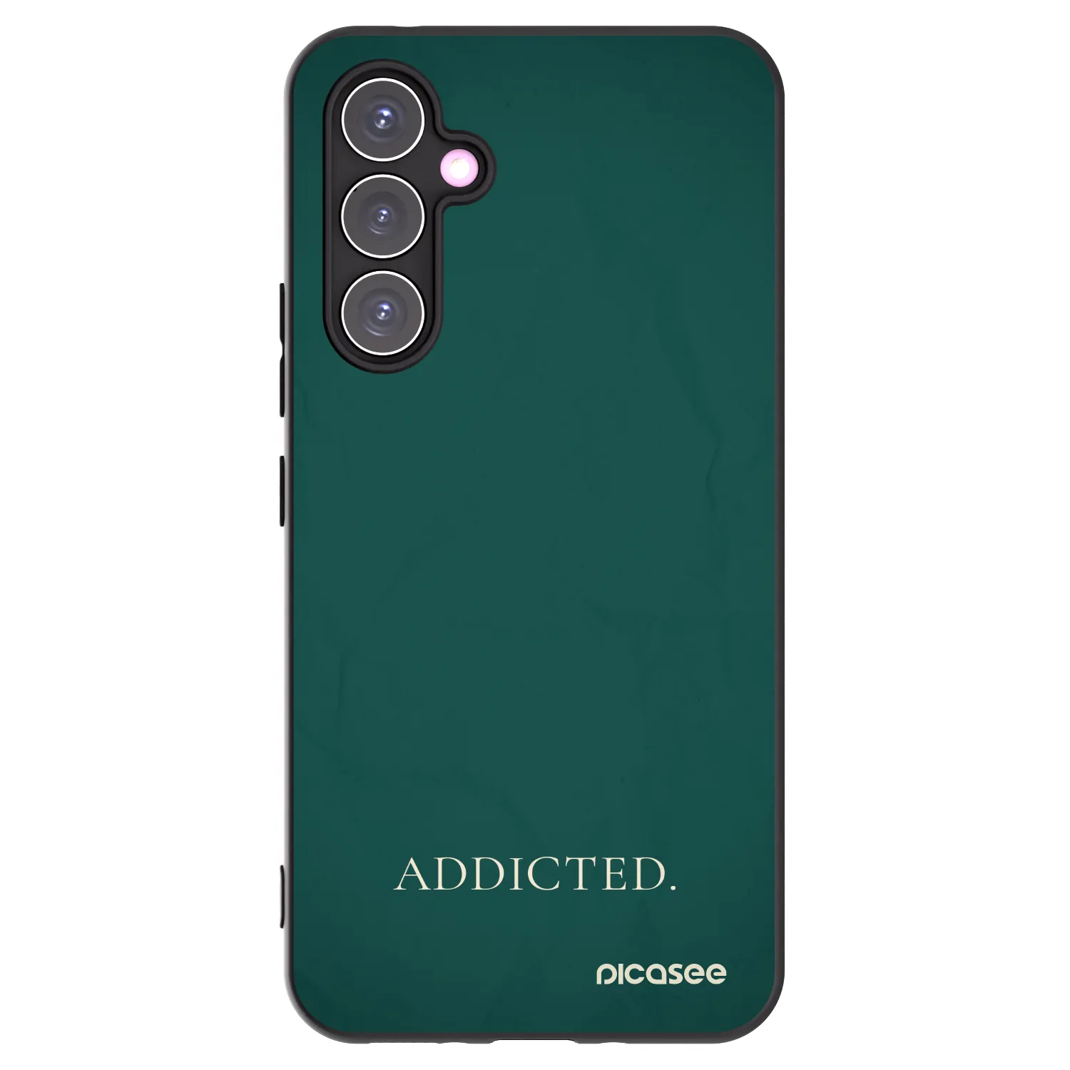 Picasee Samsung Galaxy A54 5G A546B Hülle - Schwarzes Silikon - Addicted