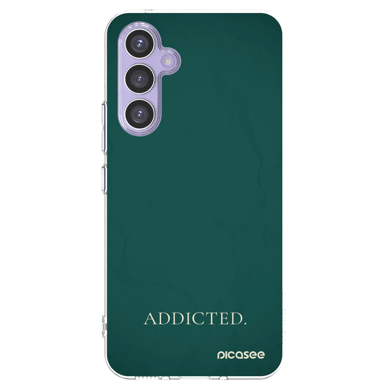 Picasee Samsung Galaxy A54 5G A546B Hülle - Transparentes Silikon - Addicted