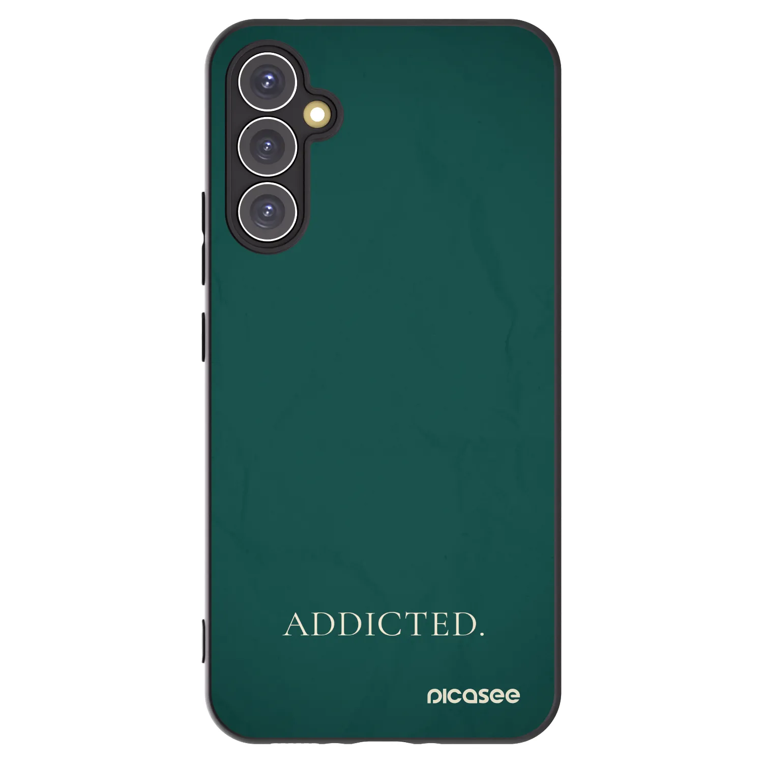 Picasee Samsung Galaxy A34 5G A346B Hülle - Schwarzes Silikon - Addicted