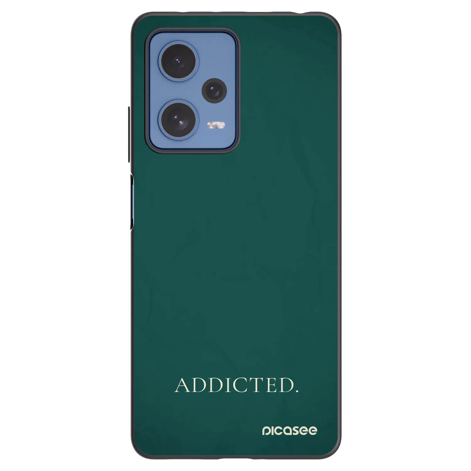 Picasee Xiaomi Redmi Note 12 Pro 5G Hülle - Schwarzes Silikon - Addicted