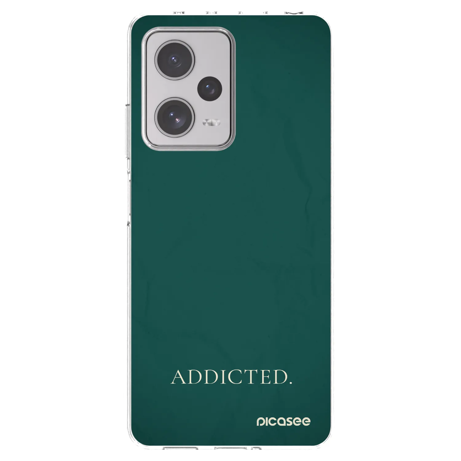 Picasee Xiaomi Redmi Note 12 Pro+ 5G Hülle - Transparentes Silikon - Addicted