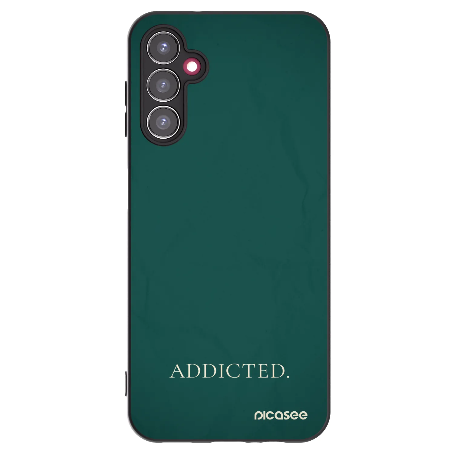 Picasee Samsung Galaxy A14 5G A146P Hülle - Schwarzes Silikon - Addicted