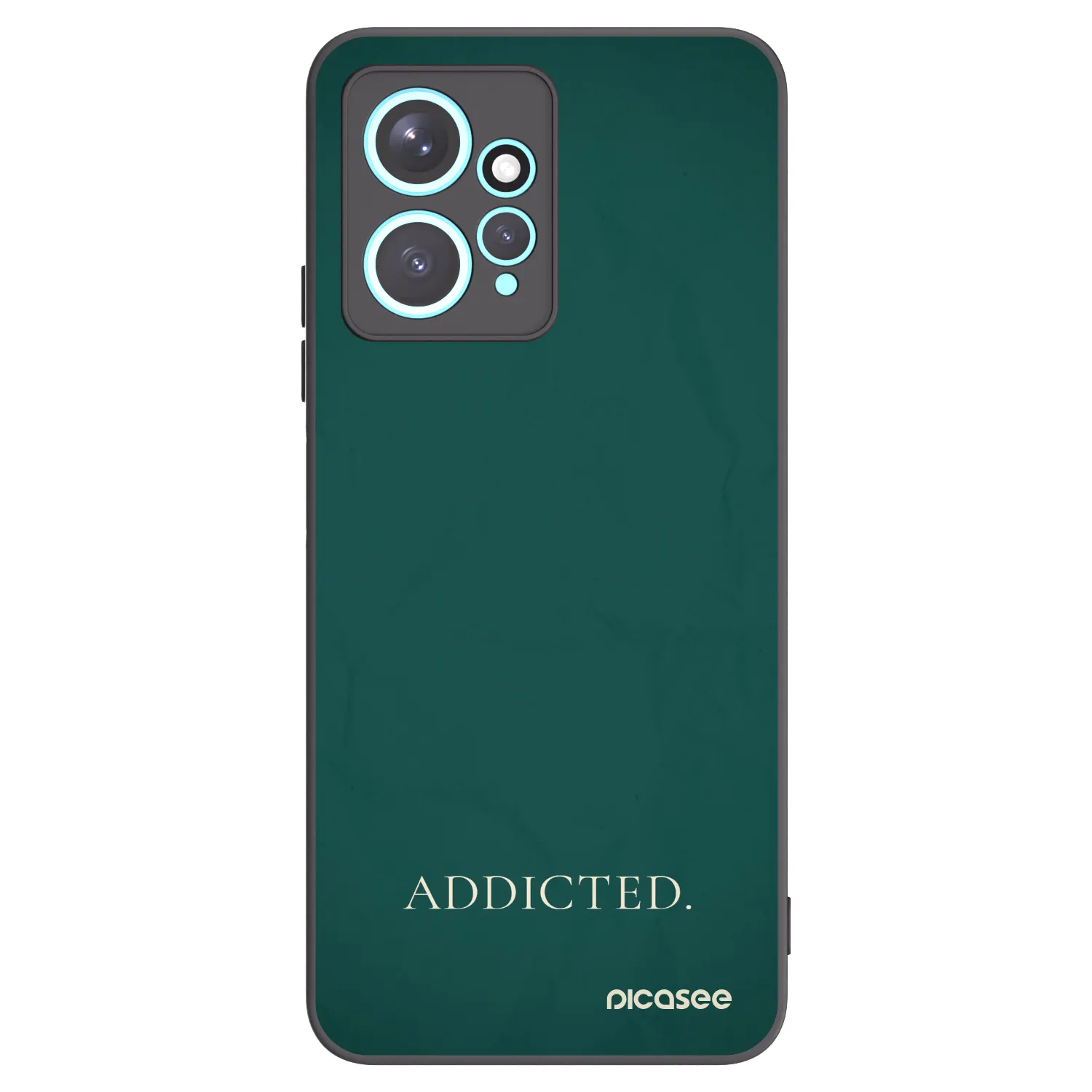 Picasee Xiaomi Redmi Note 12 4G Hülle - Schwarzes Silikon - Addicted