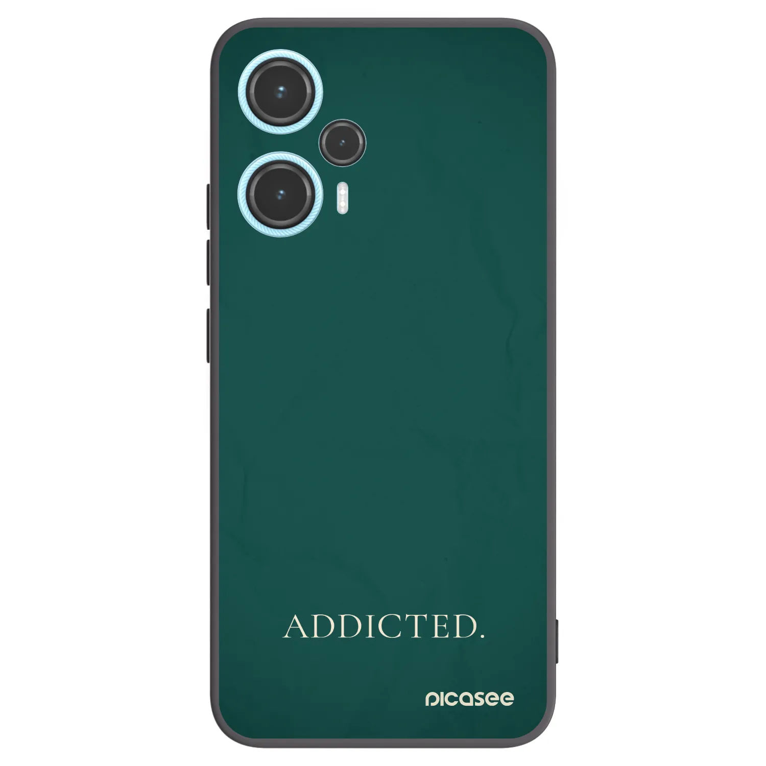 Picasee Xiaomi Poco F5 Hülle - Schwarzes Silikon - Addicted