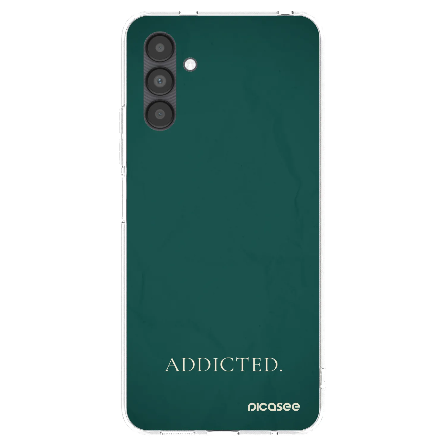 Picasee Samsung Galaxy A04s A047F Hülle - Transparentes Silikon - Addicted