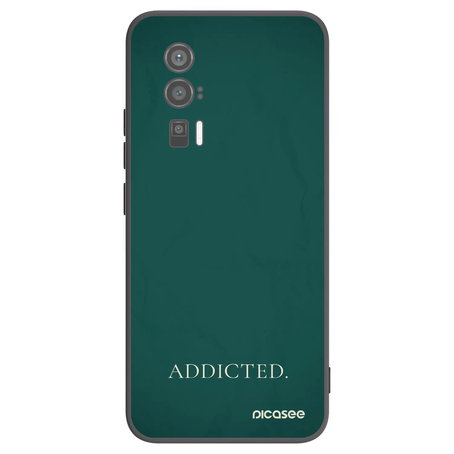 Picasee Xiaomi Poco F5 Pro 5G Hülle - Schwarzes Silikon - Addicted
