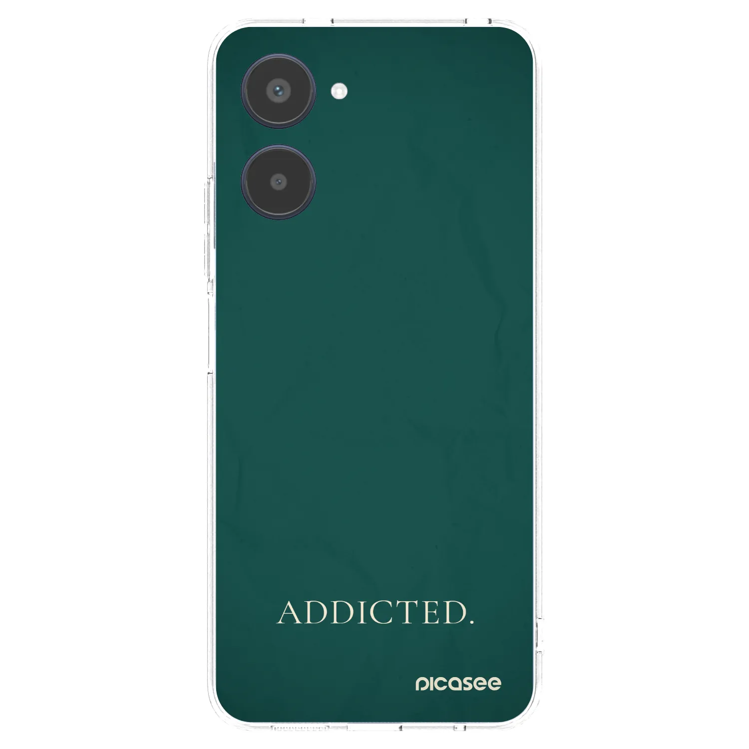 Picasee Realme 10 4G Hülle - Transparentes Silikon - Addicted