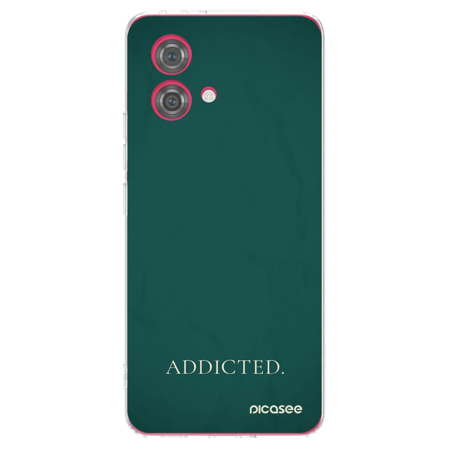 Picasee Motorola Moto G84 5G Hülle - Transparentes Silikon - Addicted