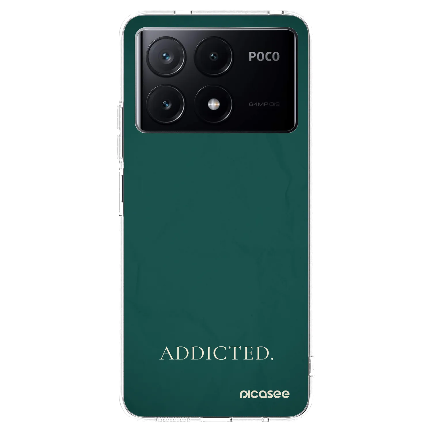 Picasee Xiaomi Poco X6 Pro Hülle - Transparentes Silikon - Addicted