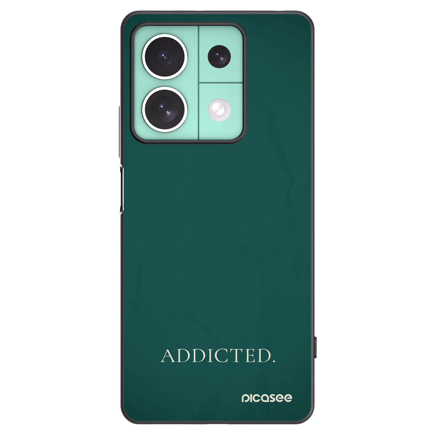 Picasee Xiaomi Redmi Note 13 5G Hülle - Schwarzes Silikon - Addicted