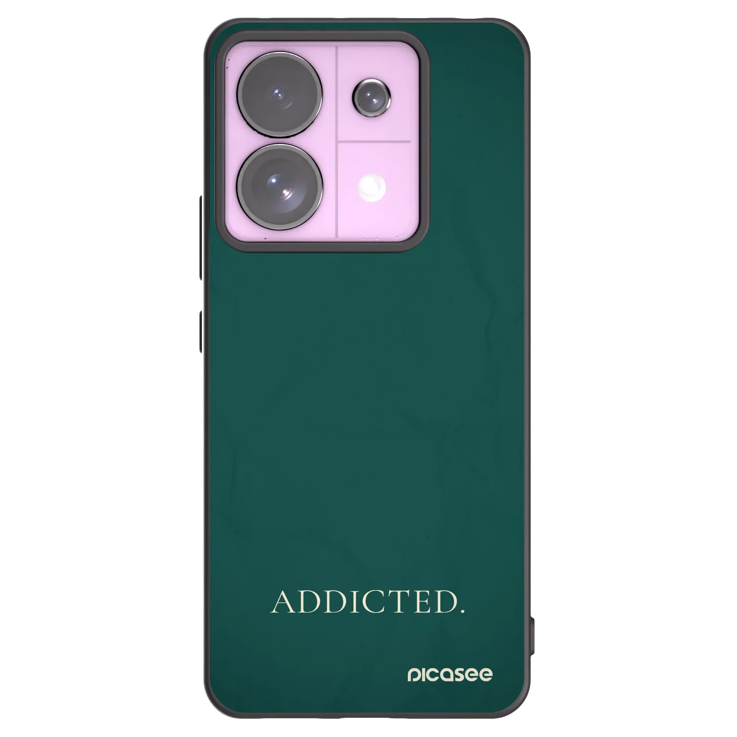 Picasee Xiaomi Redmi Note 13 Pro 5G Hülle - Schwarzes Silikon - Addicted