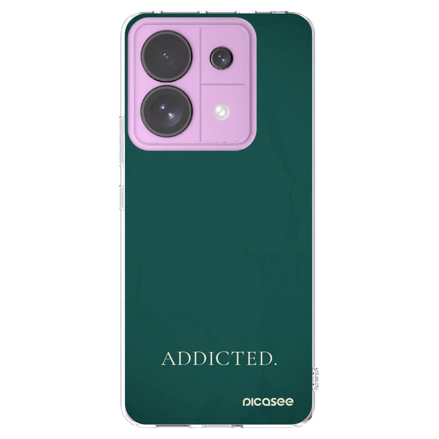 Picasee Xiaomi Redmi Note 13 Pro 5G Hülle - Transparentes Silikon - Addicted