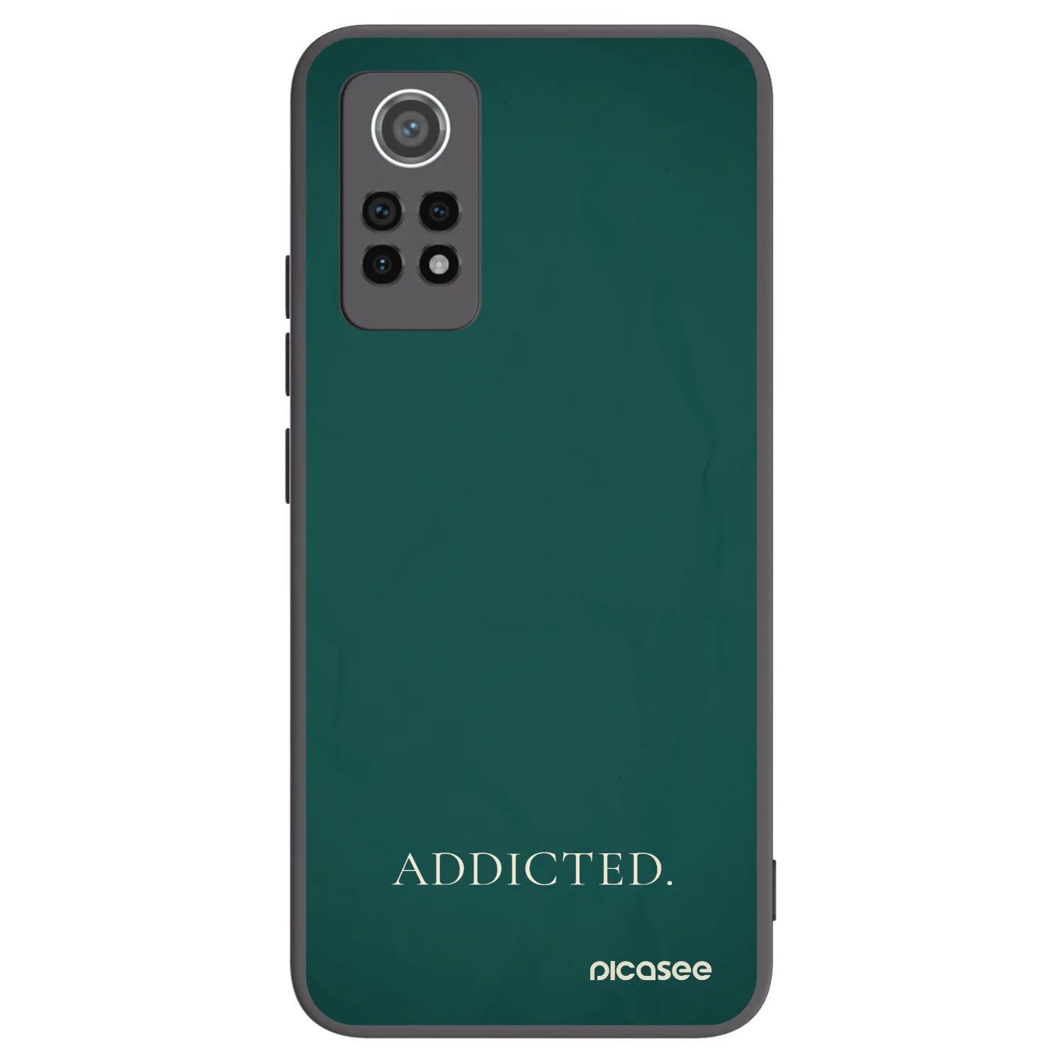 Picasee Xiaomi Redmi Note 12 Pro 4G Hülle - Schwarzes Silikon - Addicted