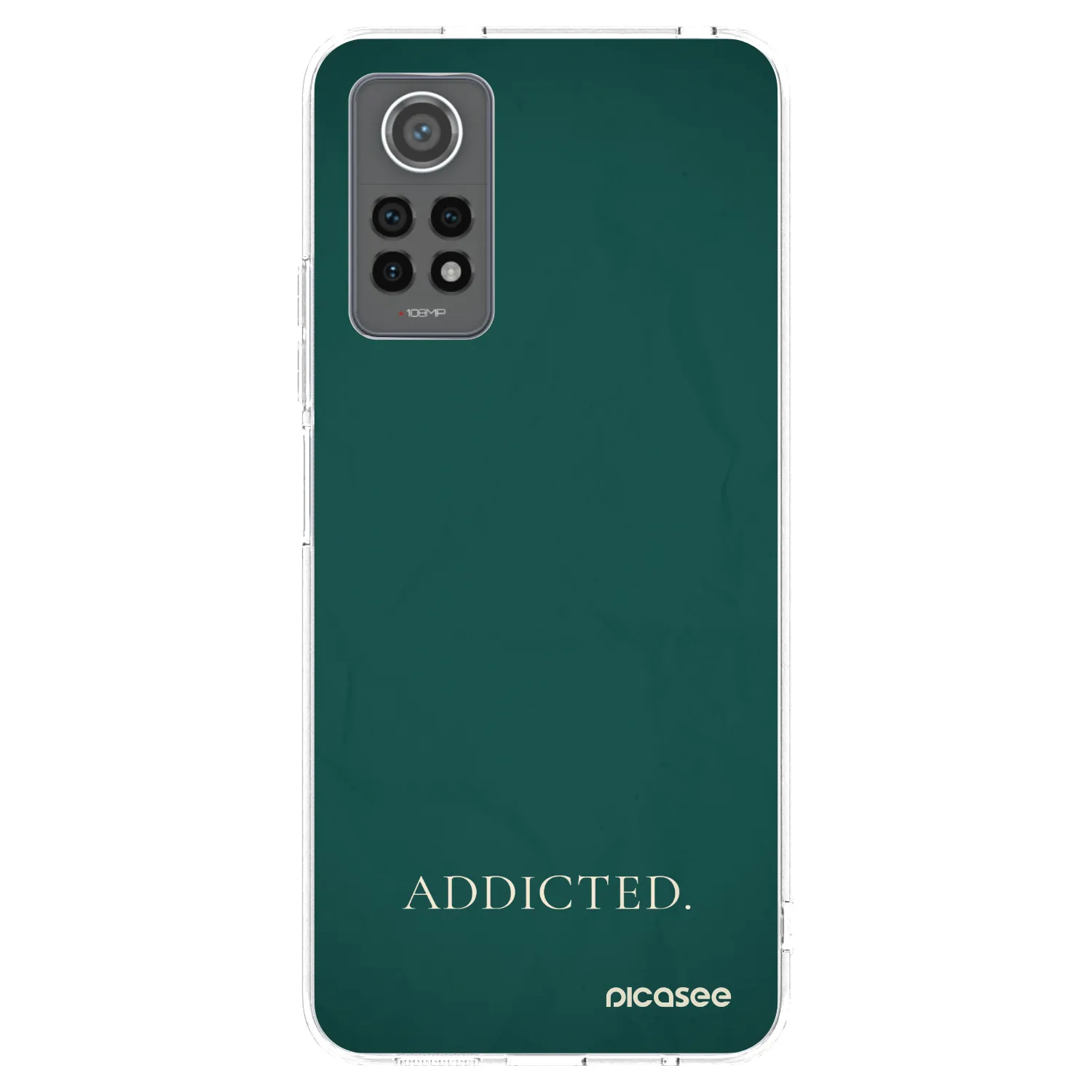 Picasee Xiaomi Redmi Note 12 Pro 4G Hülle - Transparentes Silikon - Addicted