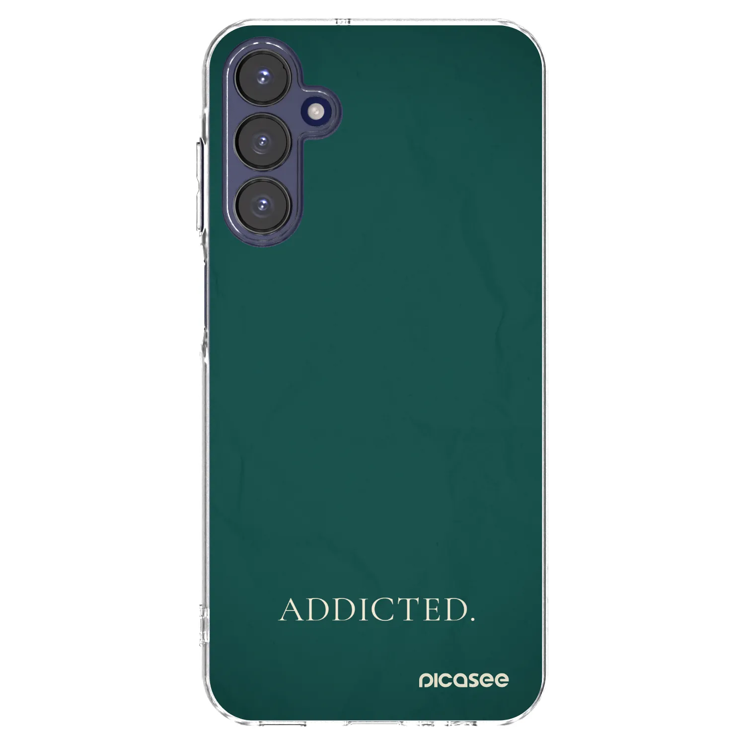 Picasee Samsung Galaxy A15 A155F 4G Hülle - Transparentes Silikon - Addicted