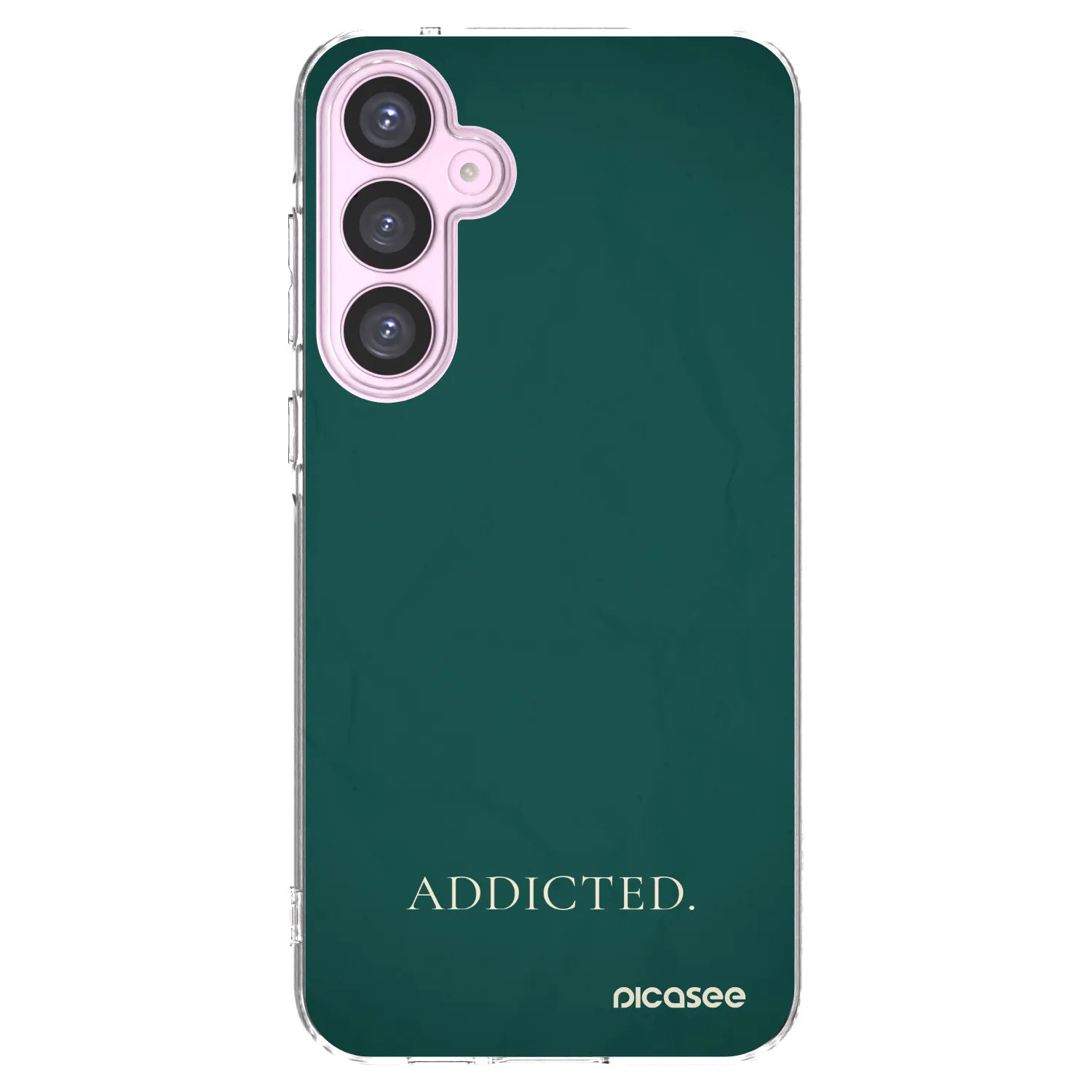 Picasee Samsung Galaxy A55 5G A556B Hülle - Transparentes Silikon - Addicted