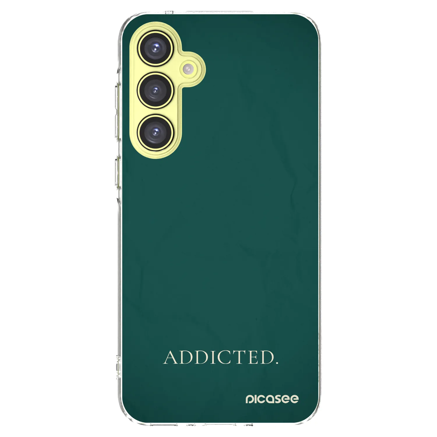 Picasee Samsung Galaxy A35 5G A356B Hülle - Transparentes Silikon - Addicted