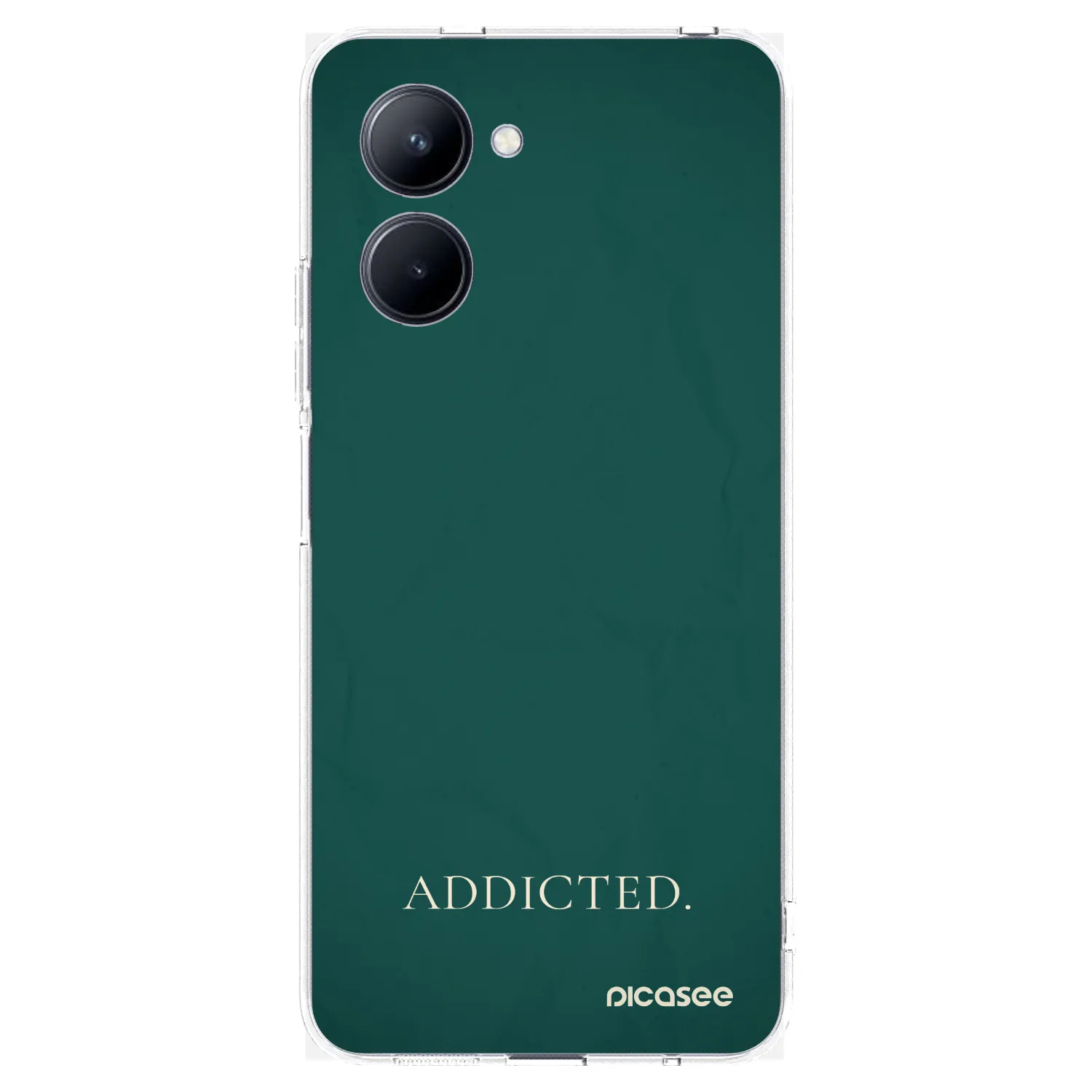 Picasee Realme C33 (2023) Hülle - Transparentes Silikon - Addicted