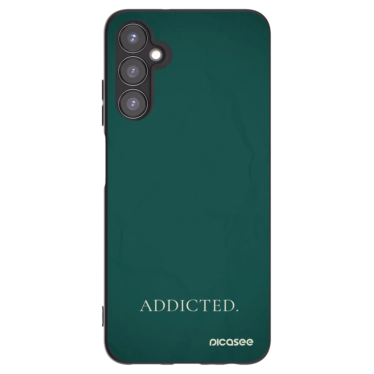 Picasee Samsung Galaxy A05s A057G Hülle - Schwarzes Silikon - Addicted