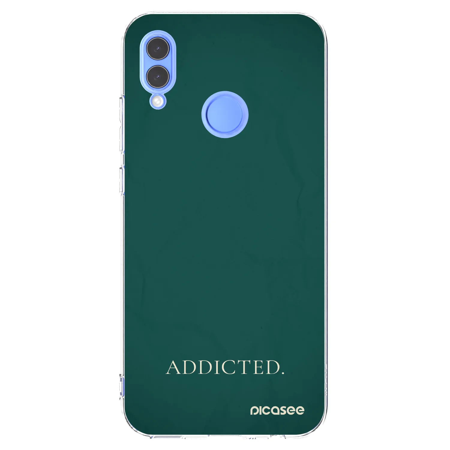Picasee Huawei P Smart 2019 Hülle - Transparentes Silikon - Addicted