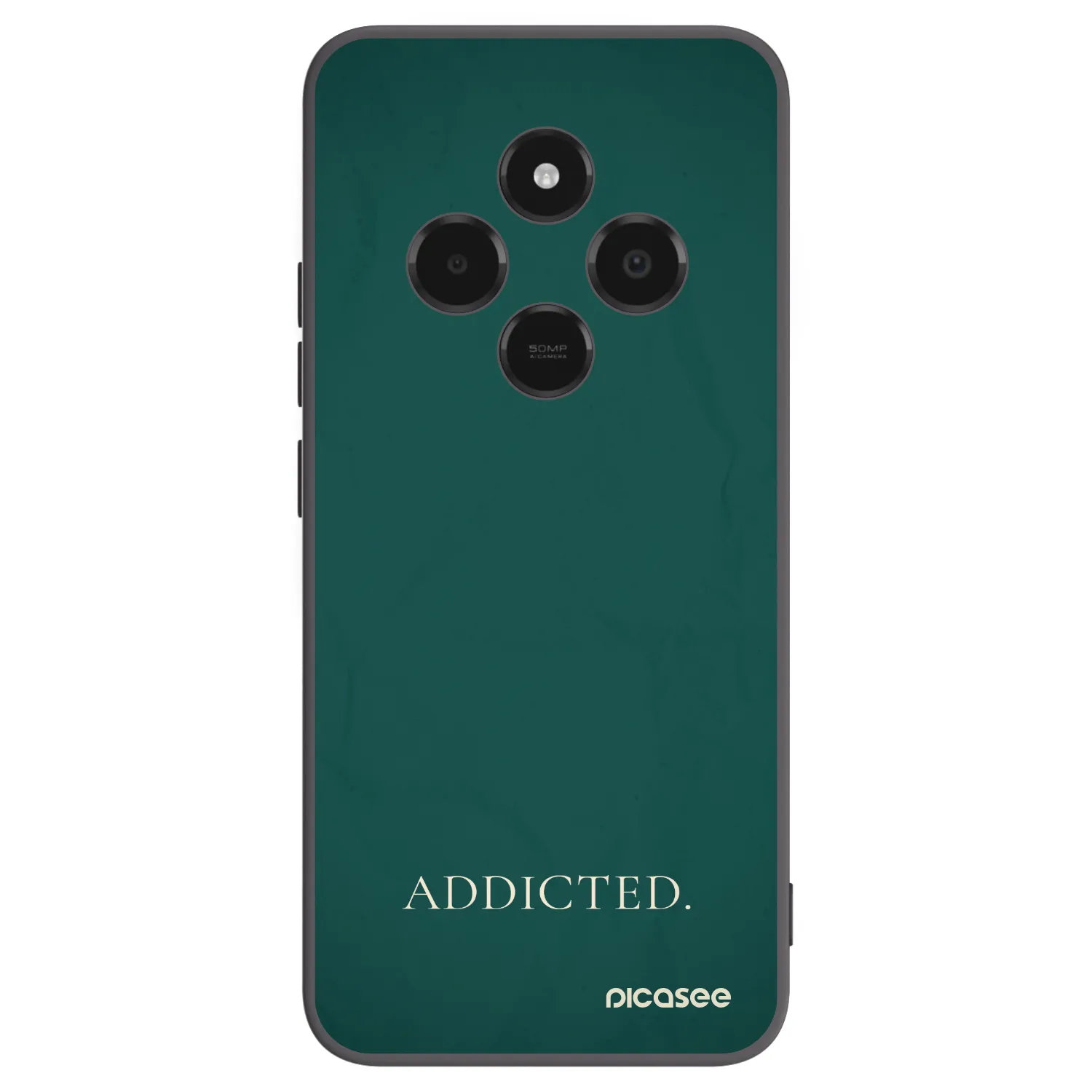 Picasee Xiaomi Poco C75 Hülle - Schwarzes Silikon - Addicted