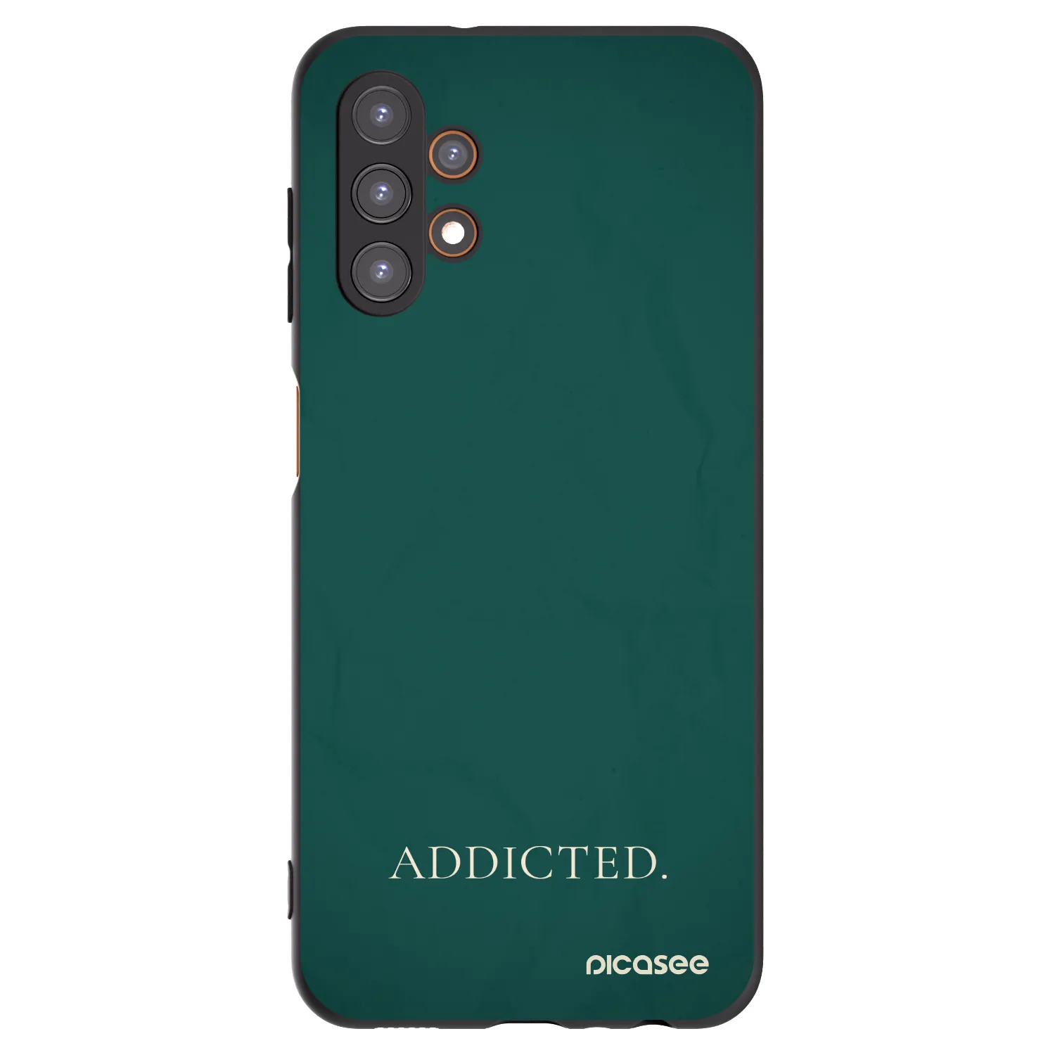 Picasee Samsung Galaxy A13 5G Hülle - Schwarzes Silikon - Addicted