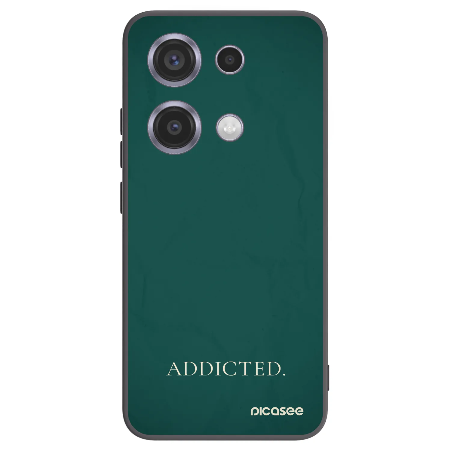 Picasee Xiaomi Redmi Note 14S Hülle - Schwarzes Silikon - Addicted